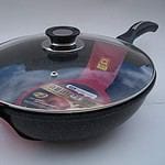 Non stick Stair Pan With a Glass Lid