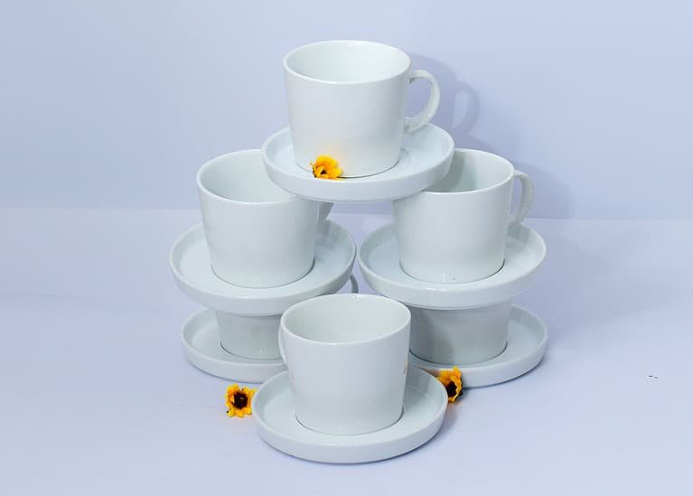 Teacups and saucers