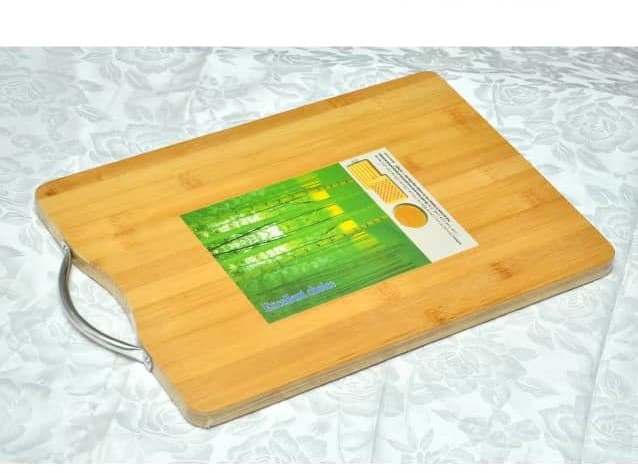 Double sided wooden chop board