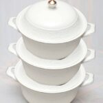 White Porcelain Pyrex Dinnerware