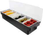 6 compartment spice storage box