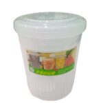 White 3 piece kitchen storage containers