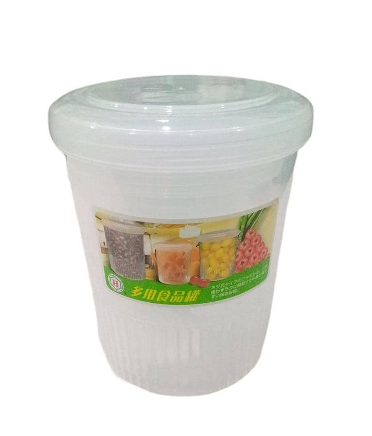 White 3 piece kitchen storage containers