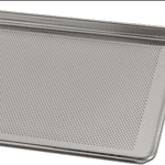 Perforated baking tray for even baking