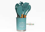 12pcs set of silicon cooking utensils