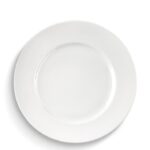 Melanin white round dinner plate- 6pcs