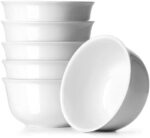 Melanin white round soup bowl- 6pcs