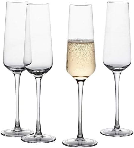 Modern Long Stem Champagne Glass Cup