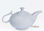 White Porcelain Teapot with lid-450ml 2pcs