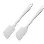 2pcs white silicon spatula