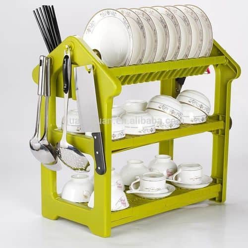 3 Tier Abs Plastic storage dish rack