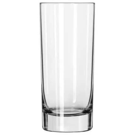 Long clear water glass