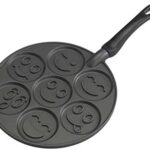 Smiley face emoji nonstick pancake pan