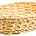 Wicker Bread and Fruit Basket - Made with Natural Rattan
