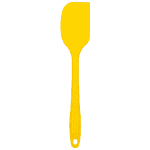 Multicolor Silicone Spatula Cooking Spoon - Yellow