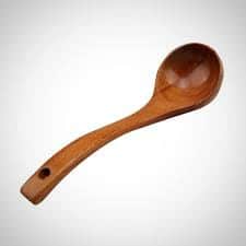Long Handle Wooden Ladle for Cooking and Serving in Kitchens, Hotels, and Restaurants