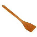 Long Handle Wooden Spatula for Cooking and Serving in Kitchens, Hotels, and Restaurants