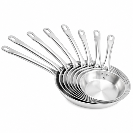 Industrial Aluminum FryPan 24cm, 26cm, 28cm, 30cm, 40cm – Heavy Duty Commercial Frying Pan