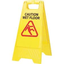 Caution wet floor sign for Industrial use, Hotels, and Restaurants