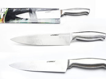 Sunnex Stainless Steel Chef Knife for Homes, Hotels, and Restaurants
