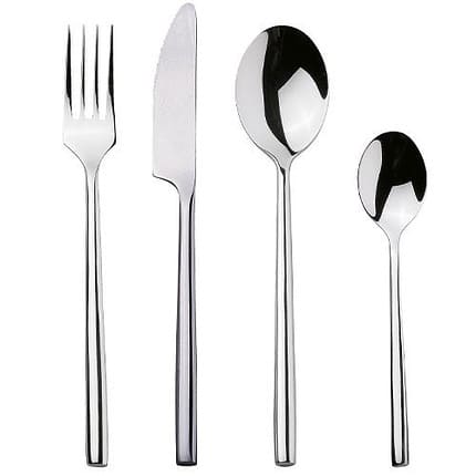18/8 Stainless Steel Dinner Set - Spoons, Forks, Knives and Teaspoons for Homes, Hotels and Restaurants