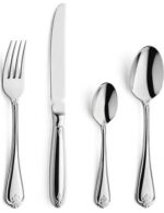 18/10 Stainless Steel Dinner Set - Spoons, Forks, Knives and Teaspoons for Homes, Hotels and Restaurants