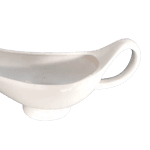 White Porcelain Sauce/Gravy Boat Jug Containers with Handle for Homes, Hotels, and Restaurants