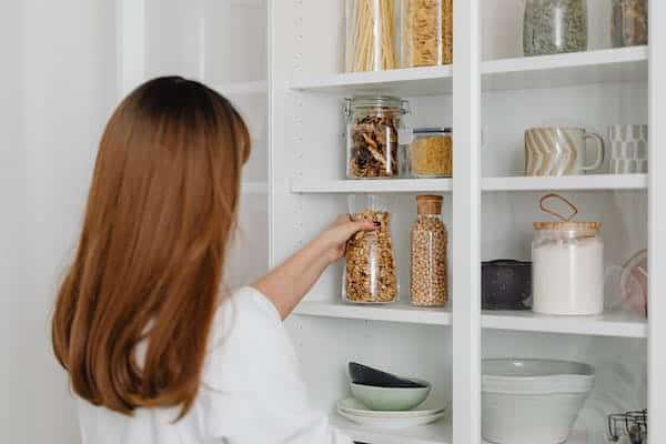 Deep cleaning your kitchen - rearrange pantry