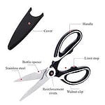 Kitchen Shears or Scissors with Cover for Homes, Hotels, and Restaurants