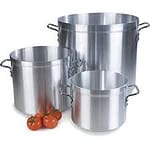 Industrial Heavy Duty Stainless Steel Stock Pot for Hotels and Restaurants.
