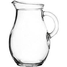 2 Litres Crystal Clear Glass Water and Milk Jar Pitcher for Homes, Hotels and Restaurants