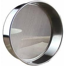 3pcs 30cm Fine Round Mesh Stainless Steel Sifter for Homes, Hotels and Restaurants