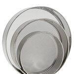 3pcs Fine Round Mesh Stainless Steel Sifter for Homes, Hotels and Restaurants