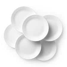 48pcs Round White Porcelain Side Plate for Hotels and Restaurants