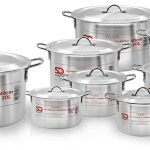 Taurus Galaxis SQ Aluminum Casserole Set – 6 Pcs Cookware