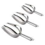 Stainless Steel Ice Scoop for Homes, Hotel, and Restaurants