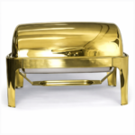 Gold Chafing Dish for Homes, Hotels, and Restaurants