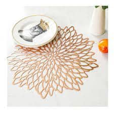 Decorative Floral Table mat 6pcs for Homes, Hotels, and Restaurants