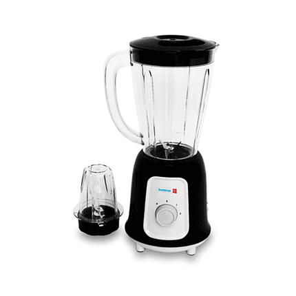 Scanfrost Blender Glass Jar 1.5L, Plastic Body, Black and White - SFKAB409 for Homes, Hotels, and Restaurants