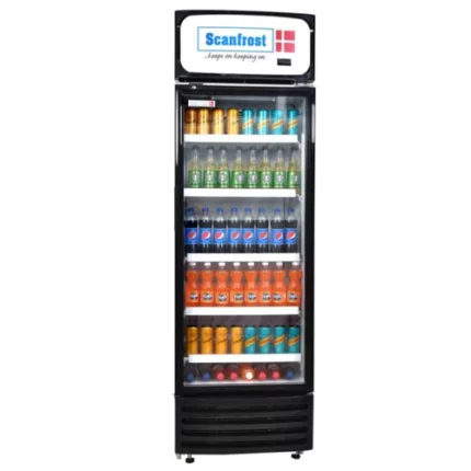 Scanfrost Bottle Cooler Single Door 400 Liters - SFUC400 for Homes, Hotels, and Restaurants