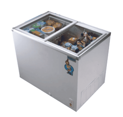 Scanfrost Glass Top Display Freezer 300 Liters - SFCH300 for Homes, Hotels, and Restaurants