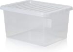 Wham Plastic Storage Box Polypropylene 30 Litres - White for Homes, Hotels, and Restaurants