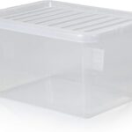 Wham Plastic Storage Box Polypropylene 30 Litres - White for Homes, Hotels, and Restaurants
