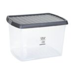 Wham Plastic Storage Box Polypropylene 21 Litres - Black for Homes, Hotels, and Restaurants