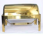 Gold Chafing Dish for Homes, Hotels, and Restaurants