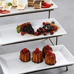 Buffet Display Stand Fruit Tray Snack Rack Pastry plate for Restaurant Banquet Activity Buffet and Hotels for Bars, Hotels, and Restaurants