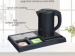 Electric Kettle Tray Set for Serving Tea and Coffee in Homes, Hotels, and Restaurants