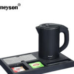Electric Kettle Tray Set for Serving Tea and Coffee in Homes, Hotels, and Restaurants
