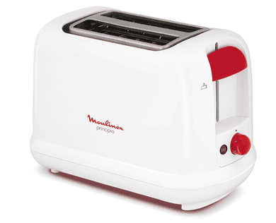 Moulinex 2 Slice Toaster, Principio - 850 Watt for Homes, Hotels, and Restaurants