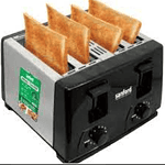 Sanford 4 Slice Toaster SF9937bt- 1400 Watt for Homes, Hotels, and Restaurants